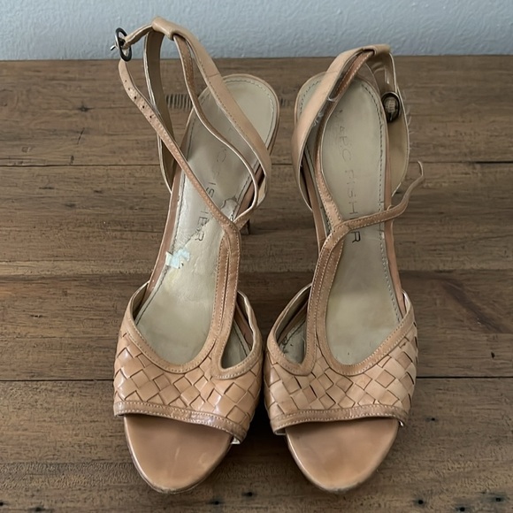 Marc Fisher mfanelle nude heel sandal 8 - Picture 3 of 7